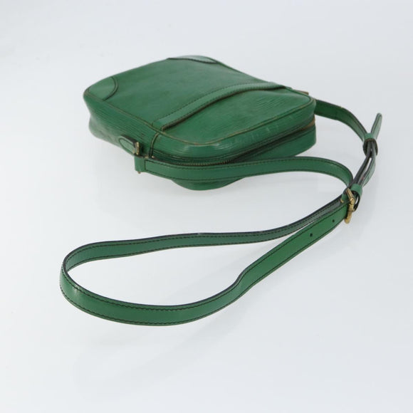 LOUIS VUITTON Epi Danube Shoulder Bag Green M45634 LV Auth BA7919