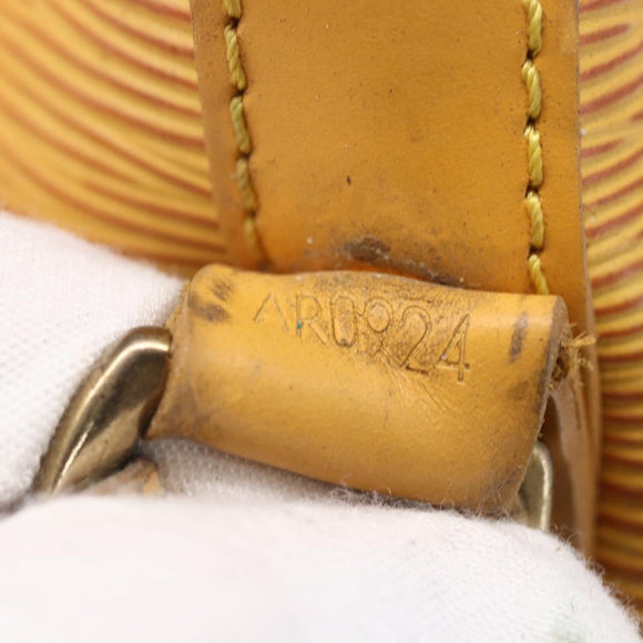 LOUIS VUITTON Epi Petit Noe Shoulder Bag Yellow M44109 LV Auth BA7921