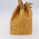 LOUIS VUITTON Epi Petit Noe Shoulder Bag Yellow M44109 LV Auth BA7921-3