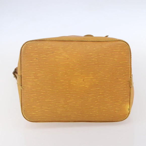 LOUIS VUITTON Epi Petit Noe Shoulder Bag Yellow M44109 LV Auth BA7921