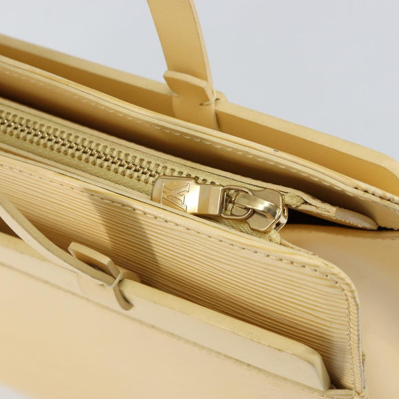 LOUIS VUITTON Epi Croisette PM Tote Bag Vanilla M5249A LV Auth BA7922