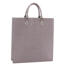 LOUIS VUITTON Epi Sac Plat Hand Bag Lilac M5207B LV Auth BA7924-1