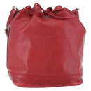 LOUIS VUITTON Epi Noe Shoulder Bag Red M44007 LV Auth BA7925-1
