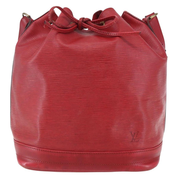 LOUIS VUITTON Epi Noe Shoulder Bag Red M44007 LV Auth BA7925