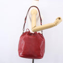 LOUIS VUITTON Epi Noe Shoulder Bag Red M44007 LV Auth BA7925-20