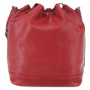 LOUIS VUITTON Epi Noe Shoulder Bag Red M44007 LV Auth BA7925-2