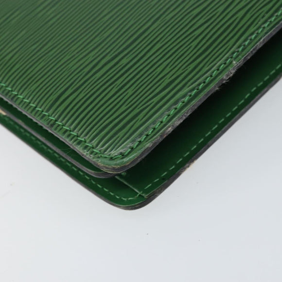 LOUIS VUITTON Epi Capuchin Shoulder Bag Green M52344 LV Auth BA7926