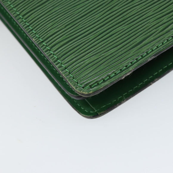 LOUIS VUITTON Epi Capuchin Shoulder Bag Green M52344 LV Auth BA7926