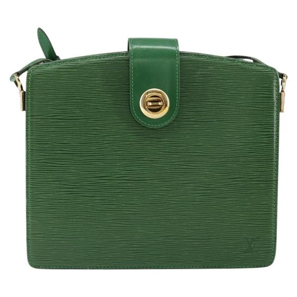 LOUIS VUITTON Epi Capuchin Shoulder Bag Green M52344 LV Auth BA7926