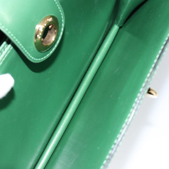 LOUIS VUITTON Epi Capuchin Shoulder Bag Green M52344 LV Auth BA7926