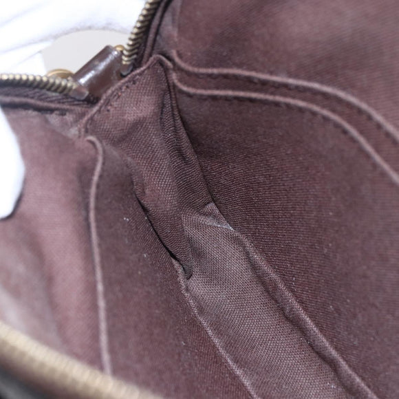 LOUIS VUITTON Damier Ebene Pochette Billets Macau Clutch Bag N61739 Auth BA7931