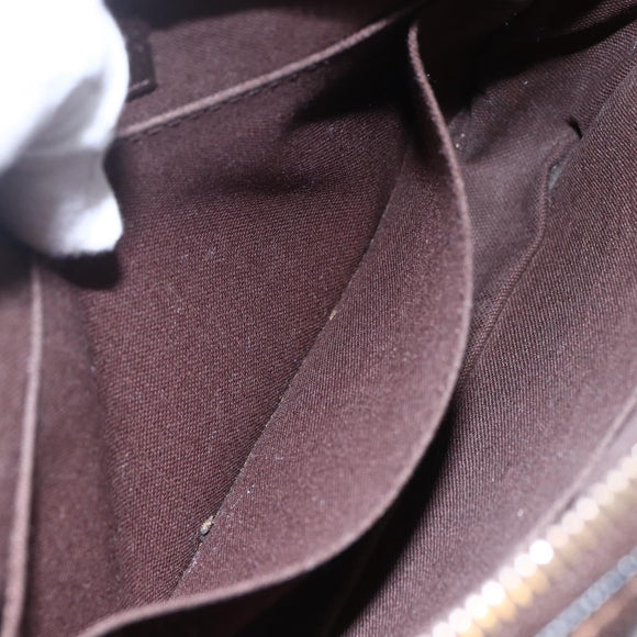 LOUIS VUITTON Damier Ebene Pochette Billets Macau Clutch Bag N61739 Auth BA7931