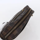 LOUIS VUITTON Damier Ebene Pochette Billets Macau Clutch Bag N61739 Auth BA7931-6