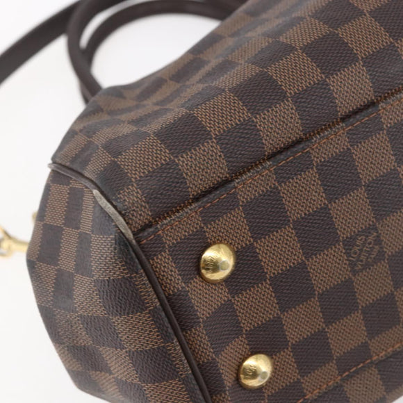LOUIS VUITTON Damier Ebene Trevi GM Hand Bag 2way N51998 LV Auth BA7932