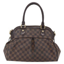 LOUIS VUITTON Damier Ebene Trevi GM Hand Bag 2way N51998 LV Auth BA7932-13