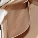 LOUIS VUITTON Monogram Vernis Lockit PM Tote Bag Beige Black M90251 Auth BA7933M-24