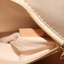 LOUIS VUITTON Monogram Vernis Lockit PM Tote Bag Beige Black M90251 Auth BA7933M-11