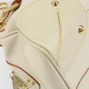 LOUIS VUITTON Suhari Luradiu Hand Bag White M95624 LV Auth BA7935-15