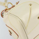LOUIS VUITTON Suhari Luradiu Hand Bag White M95624 LV Auth BA7935-17