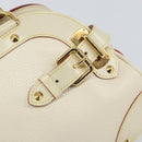 LOUIS VUITTON Suhari Luradiu Hand Bag White M95624 LV Auth BA7935-18
