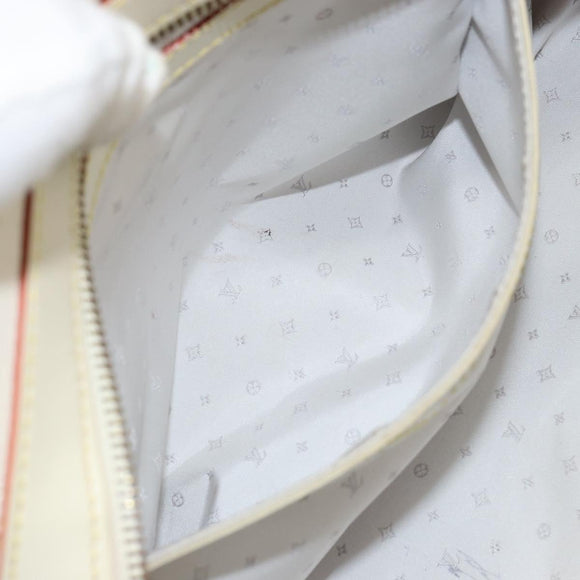 LOUIS VUITTON Suhari Luradiu Hand Bag White M95624 LV Auth BA7935