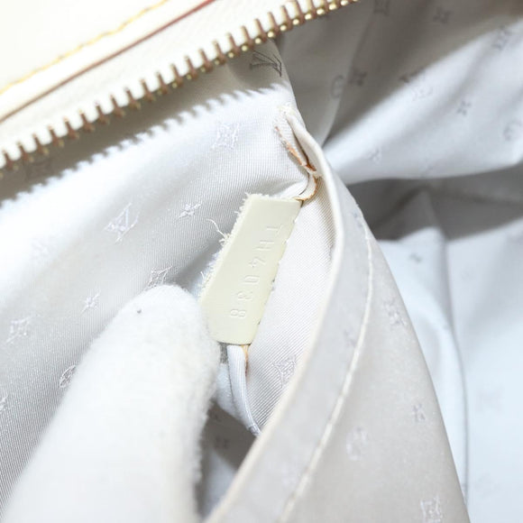 LOUIS VUITTON Suhari Luradiu Hand Bag White M95624 LV Auth BA7935