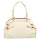 LOUIS VUITTON Suhari Luradiu Hand Bag White M95624 LV Auth BA7935-2
