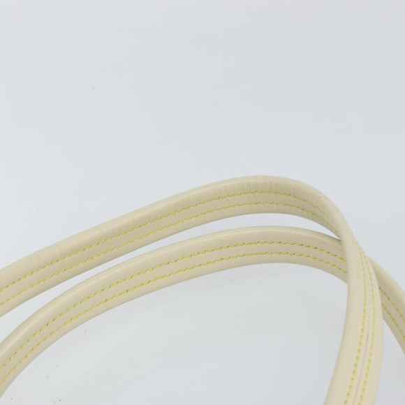 LOUIS VUITTON Suhari Luradiu Hand Bag White M95624 LV Auth BA7935