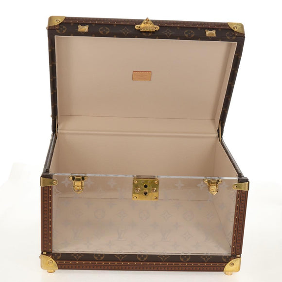LOUIS VUITTON Monogram Shoes Box Hand Bag M11432 LV Auth BA7936M
