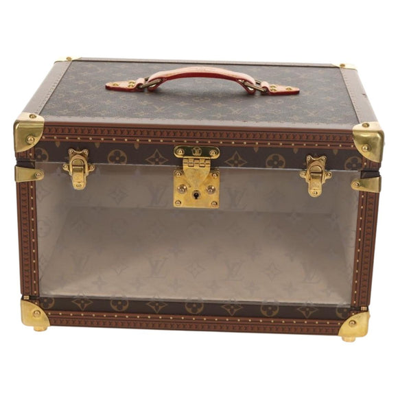 LOUIS VUITTON Monogram Shoes Box Hand Bag M11432 LV Auth BA7936M