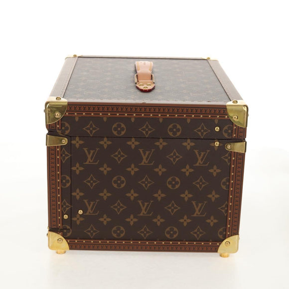 LOUIS VUITTON Monogram Shoes Box Hand Bag M11432 LV Auth BA7936M