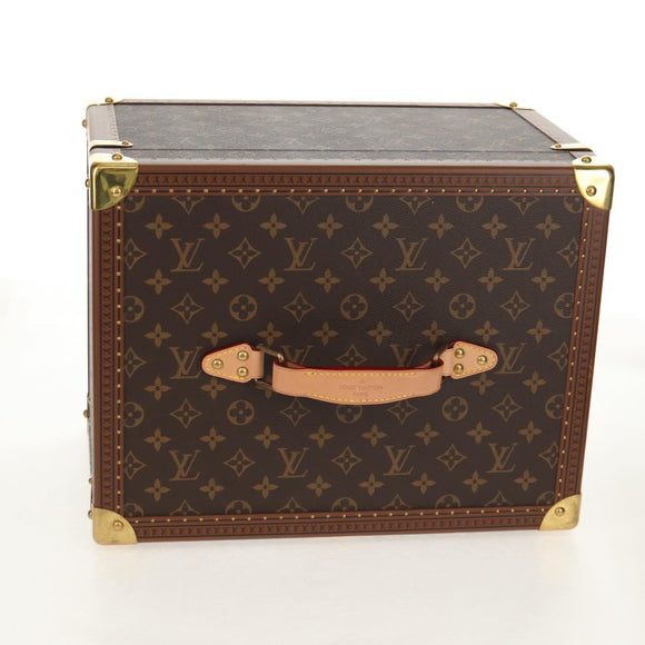 LOUIS VUITTON Monogram Shoes Box Hand Bag M11432 LV Auth BA7936M