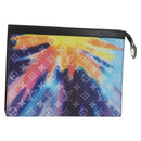 LOUIS VUITTON Monogram Sunset Pochette Voyage MM Clutch Bag M45941 Auth BA7937M-1