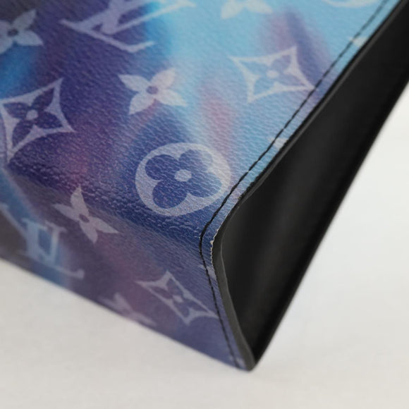 LOUIS VUITTON Monogram Sunset Pochette Voyage MM Clutch Bag M45941 Auth BA7937SAM