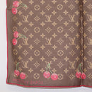 LOUIS VUITTON Monogram Cherry LVxTM Carre 55 Scarf M96090 LV Auth BA7938M-10