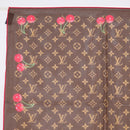 LOUIS VUITTON Monogram Cherry LVxTM Carre 55 Scarf M96090 LV Auth BA7938M-2