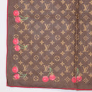 LOUIS VUITTON Monogram Cherry LVxTM Carre 55 Scarf M96090 LV Auth BA7938M-4
