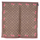 LOUIS VUITTON Monogram Cherry LVxTM Carre 55 Scarf M96090 LV Auth BA7938M-7