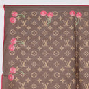 LOUIS VUITTON Monogram Cherry LVxTM Carre 55 Scarf M96090 LV Auth BA7938M-8