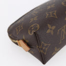 LOUIS VUITTON Monogram Pochette Cosmetic PM Cosmetic Pouch M47515 LV Auth BA7939-16