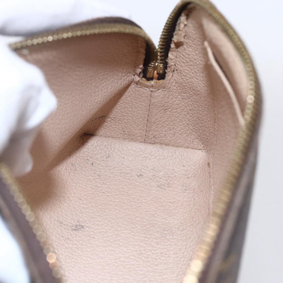 LOUIS VUITTON Monogram Pochette Cosmetic PM Cosmetic Pouch M47515 LV Auth BA7939