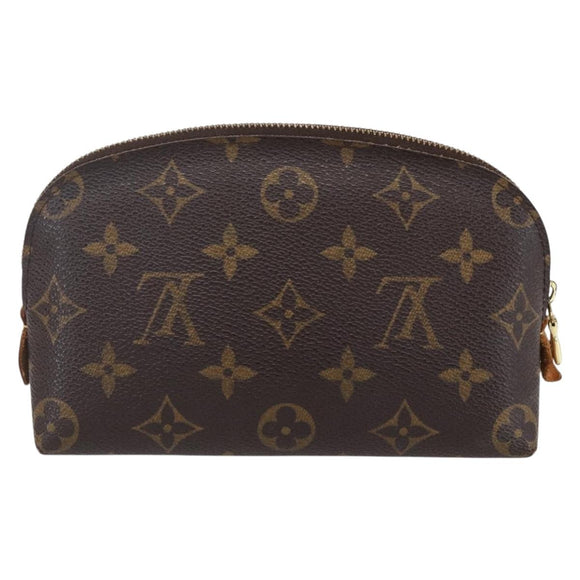 LOUIS VUITTON Monogram Pochette Cosmetic PM Cosmetic Pouch M47515 LV Auth BA7939