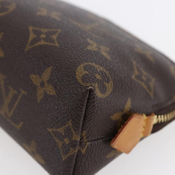 LOUIS VUITTON Monogram Pochette Cosmetic PM Cosmetic Pouch M47515 LV Auth BA7939