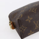 LOUIS VUITTON Monogram Pochette Cosmetic PM Cosmetic Pouch M47515 LV Auth BA7939-14