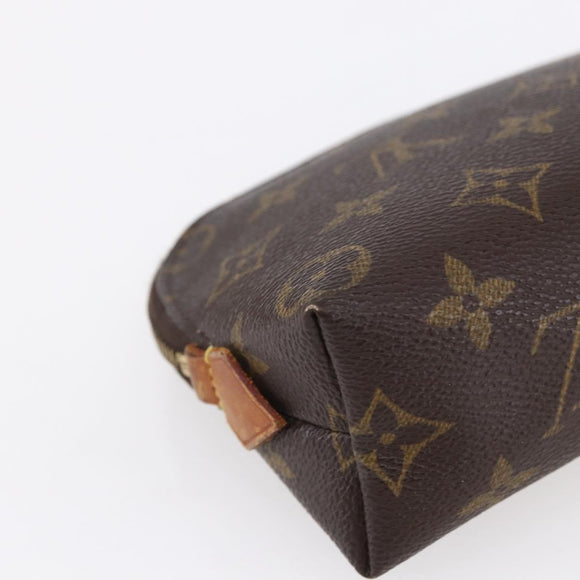LOUIS VUITTON Monogram Pochette Cosmetic PM Cosmetic Pouch M47515 LV Auth BA7940