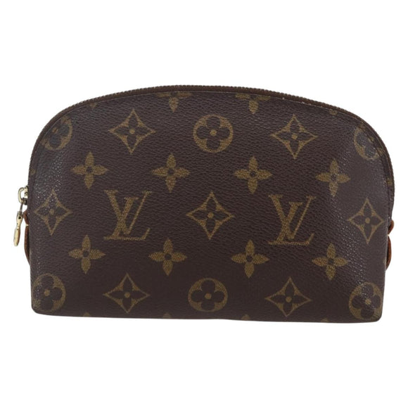 LOUIS VUITTON Monogram Pochette Cosmetic PM Cosmetic Pouch M47515 LV Auth BA7940