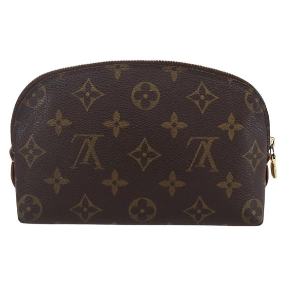 LOUIS VUITTON Monogram Pochette Cosmetic PM Cosmetic Pouch M47515 LV Auth BA7940