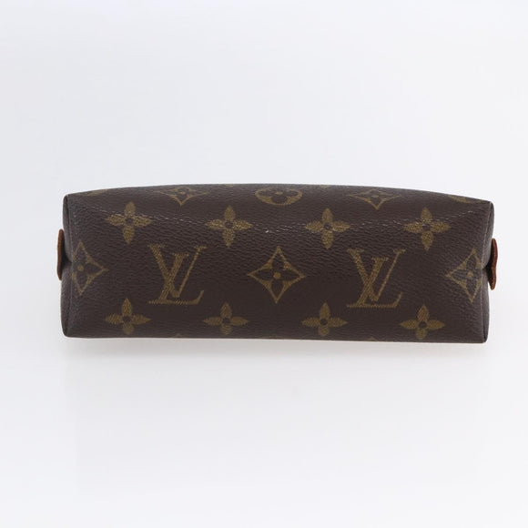 LOUIS VUITTON Monogram Pochette Cosmetic PM Cosmetic Pouch M47515 LV Auth BA7940