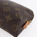 LOUIS VUITTON Monogram Pochette Cosmetic PM Cosmetic Pouch M47515 LV Auth BA7940-7