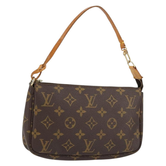 LOUIS VUITTON Monogram Pochette Accessoires Pouch M51980 LV Auth BA7942
